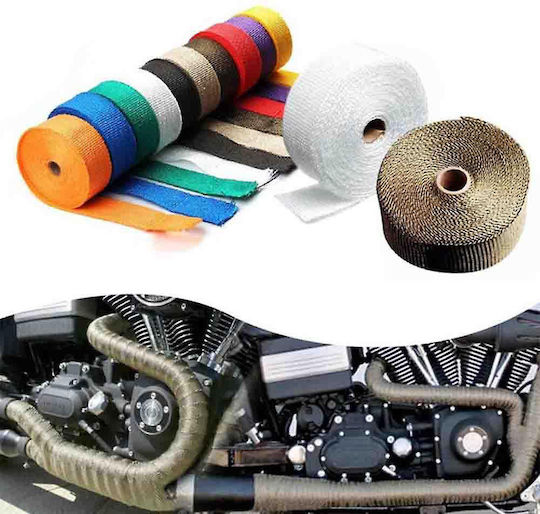 Thermal Insulation Exhaust Neck Tape for Vehicles 10m 04005wrp80bz Black
