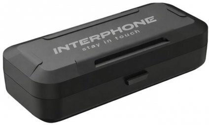 Interphone Единичен интерком за каска за мотоциклет с Bluetooth