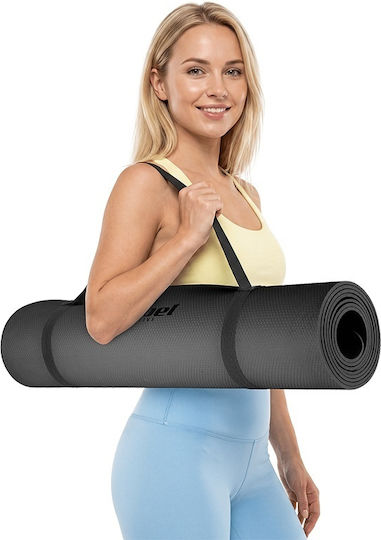 Rebel Active Activ Space Trainingsmatte Yoga Schwarz (183x61cm)