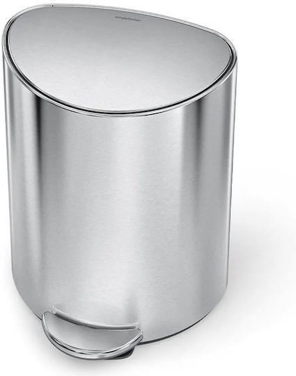 Simplehuman Кошче За Боклук От Неръждаема Стомана С Педал 6л