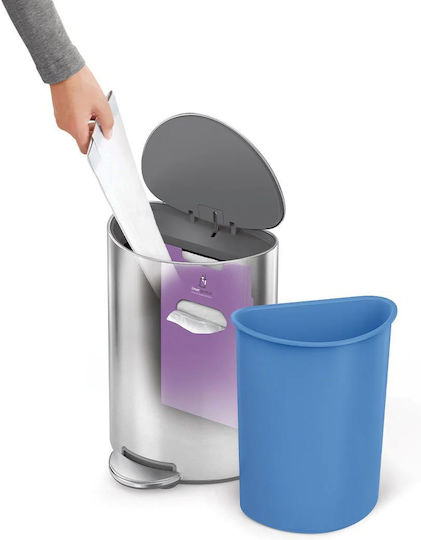 Simplehuman Кошче За Боклук От Неръждаема Стомана С Педал 6л