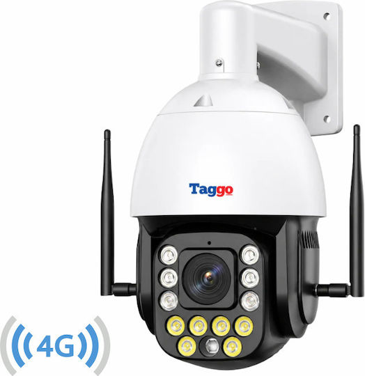 Taggo PRO80-99X-4G IP Κάμερα Παρακολούθησης 4G 4K Αδιάβροχη Μπαταρίας με Αμφίδρομη Επικοινωνία
