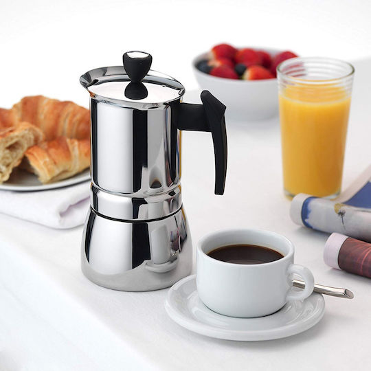 Grunwerg Cafe Ole Classic Cafetieră Pentru Plită Espresso Inox