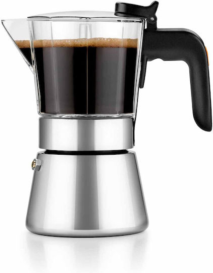 Bra Flavour Crystal Μπρίκι Espresso Inox