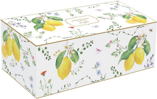 Easylife Fleurs Et Citrons Ordervieră Din Porțelan Galbenă Ø29cm