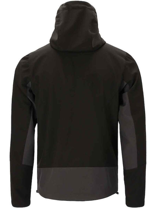 Winter Jacke Softshell Wasserdicht und Winddicht Schwarz