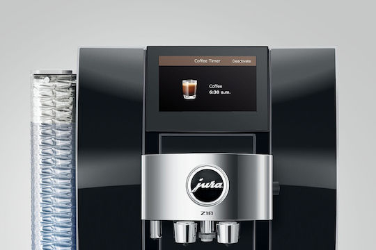 Jura Automatic Espresso Machine 1450W 15bar Pressure for Cappuccino with Grinding Mill Black 2128123