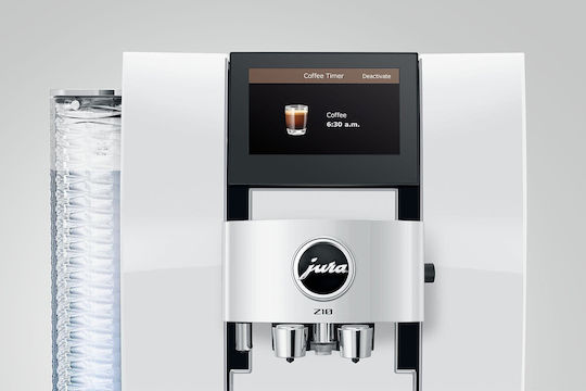 Jura Automatic Espresso Machine 1450W 15bar Pressure for Cappuccino with Grinding Mill White 2128124