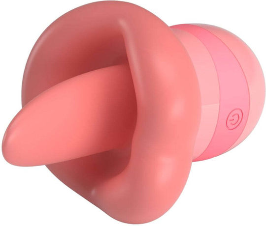 Vibrator Lingual 10 Moduri de Vibrație Lins Stimulare Clitoris Sân Silicon Medical Rezistent la Apă