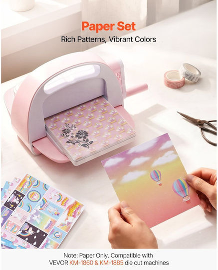 Vevor Floral Double-Sided Cardstock 72 Sheets