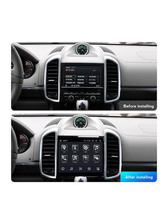 Digital IQ Auto-Audiosystem für Porsche Cayenne 2010-2015 Bluetooth USB Eingebautes Wi-Fi GPS Apple CarPlay Android Auto mit Touchscreen 8.4"