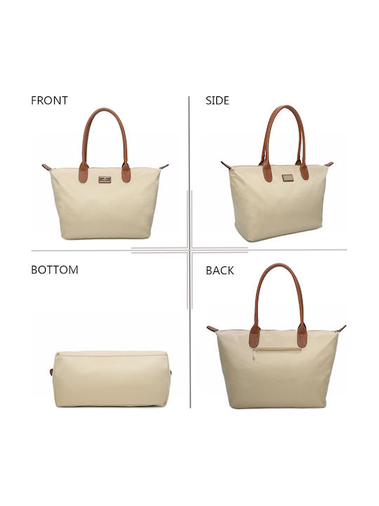 Gallantry Handtasche La Balade Größe L Beigefarbe
