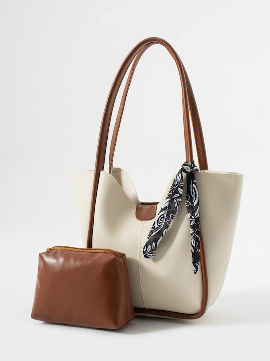 Leather Women's Shoulder Bag Brown