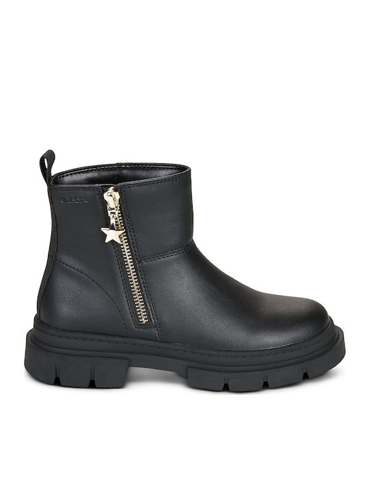 Kinderstiefel mit Reissverschluss Schwarz