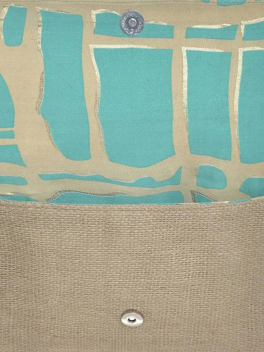 Straw Women's Envelope Turquoise