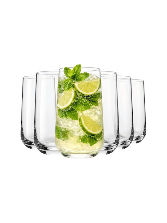 Miamio Set Pahare Pentru Apă Cocteiluri Din Sticlă 460ml 6 Bucăți