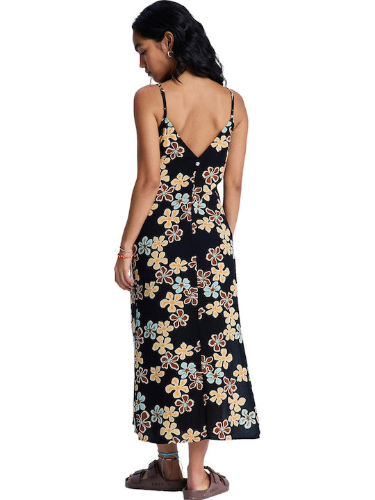 Summer Maxi Slip Dress Grey