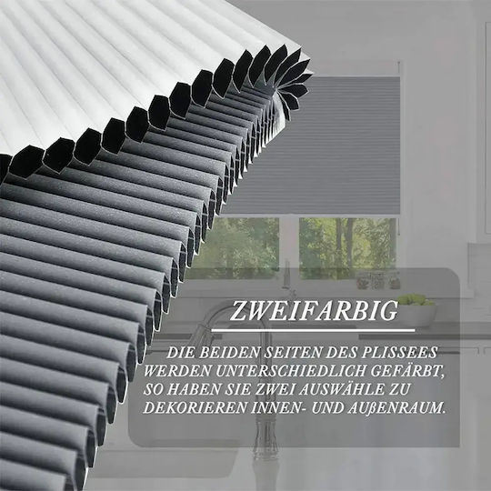 Woltu Aluminum Shading Blind In Grey Colour W70xH130cm