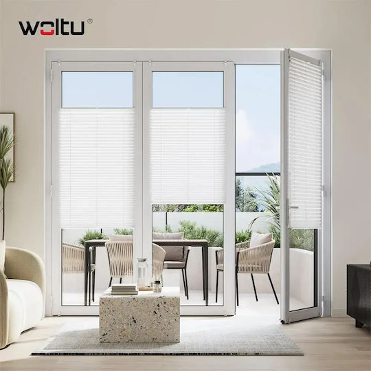 Woltu Текстилна Бяла Щора 75x100см Woltu Текстилна Бяла Щора 75x100см