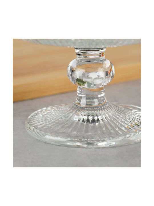 Vilde Vilde Servierschalen Eiscreme Rund Glas Transparent mit Durchmesser 12cm 6Stücke
