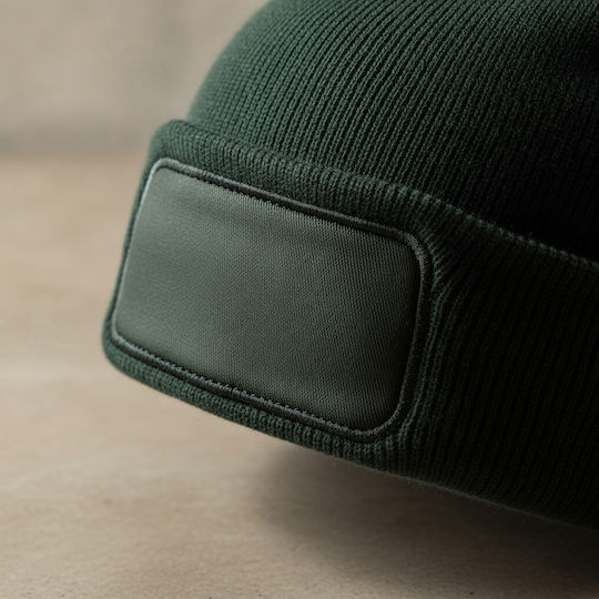 Knitted Beanie Cap Green