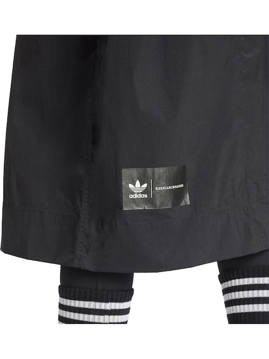 Дамска Черен Тренчкот Oversized