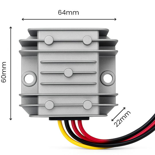 24V До 12V 10A 4L Преобразувател На Напрежение