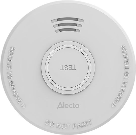 Alecto Pack 2 85db Rauchmelder 5-Jahres-Batterie En14604 Zertifiziert Weiße