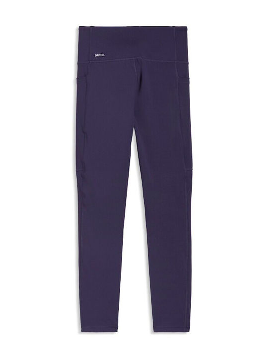 Women's Cropped Leggings Purple