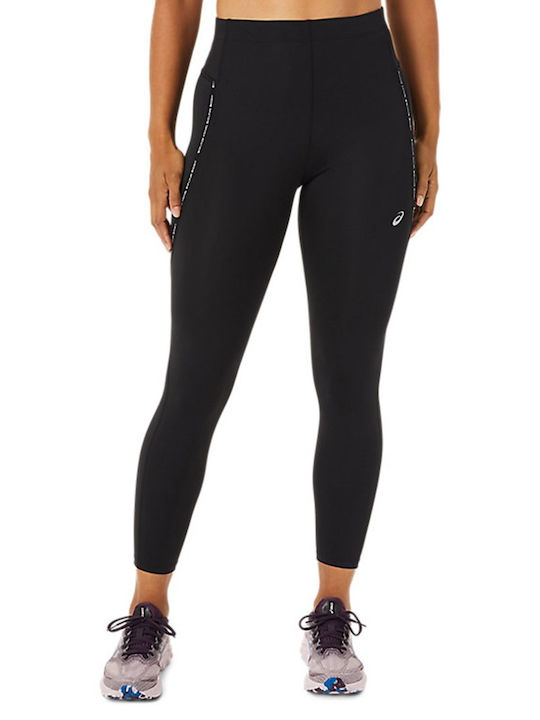 Race Women's Cropped Running Legging High Waisted Black