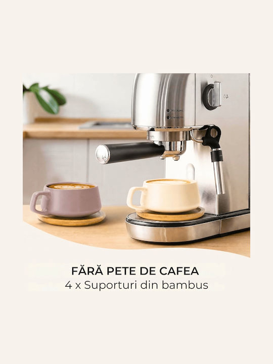 Miamio Set Cesti Cappuccino Bambus Roz 320ml 4 Bucăți