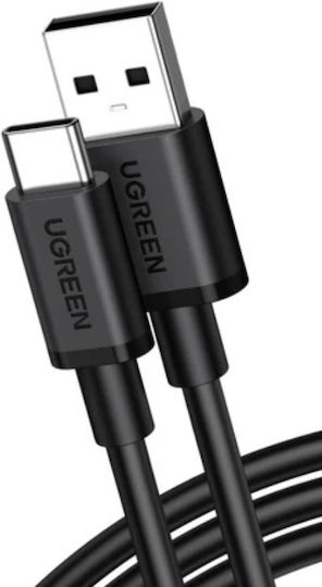 Ugreen L309 USB-C мъжки кабел - USB-A Черен 1m 340701