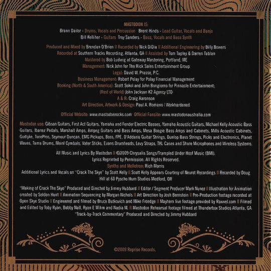Mastodon Crack Skye Cd Dvd