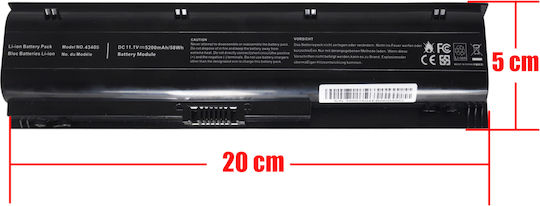 11.1v Съвместима Батерия за HP ProBook Hp Probook 4340s 4341s с 5200mAh