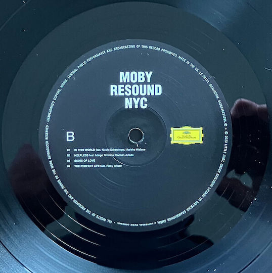Moby Resound Nyc Vinyl