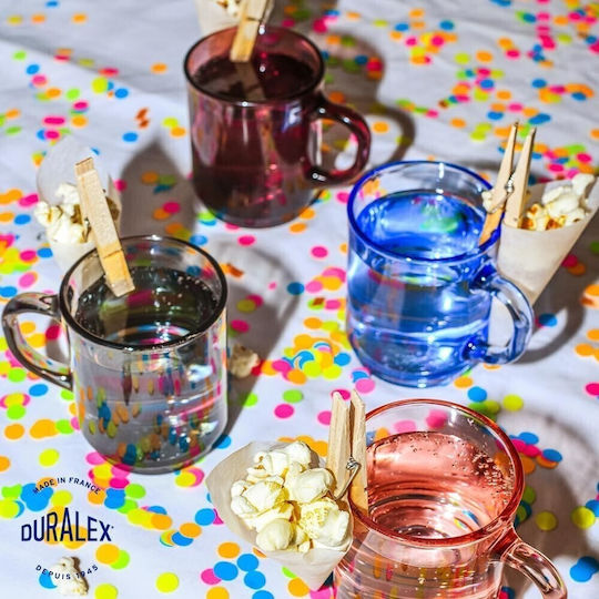 Duralex Versailles Glass Mug Purple 260ml 6pcs