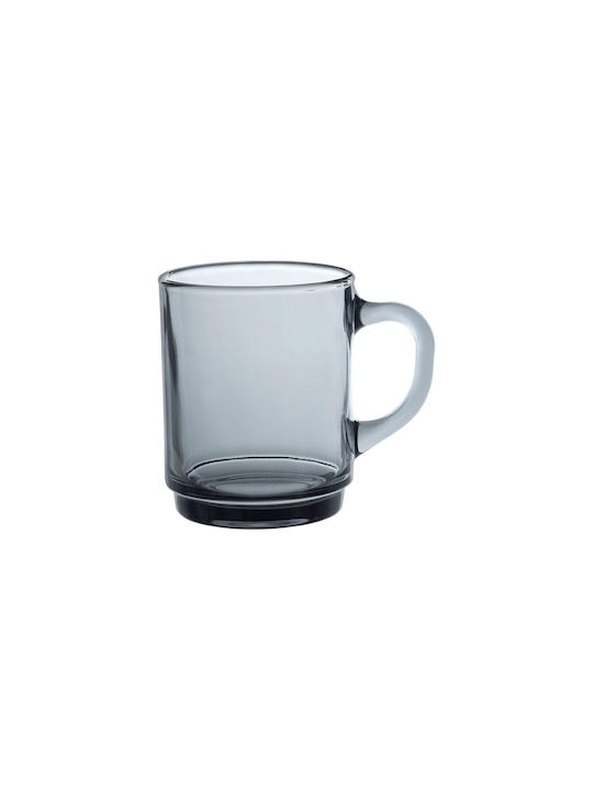 Duralex Versailles Κούπα Γυάλινη Γκρι 260ml 6τμχ