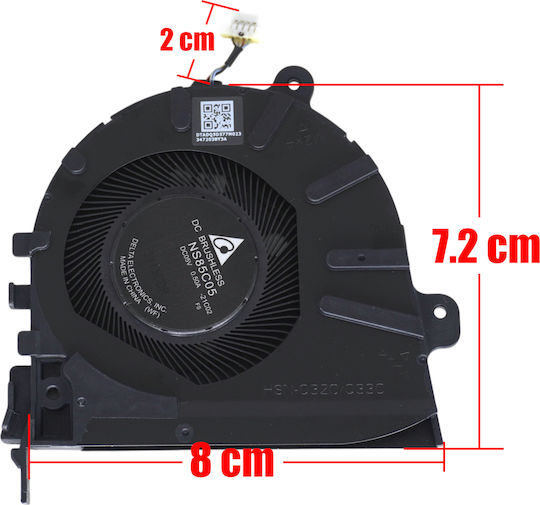 Laptop Fan Cpu Cooling Fan Hp Elitebook 630 G9 G10 630g9 630g10 N09818-001 N13967-001 Ns85c05-21c02 Dtadq577m023 B8806asmsf2100tn Hsn-q32c Hsn-q33c Uma 4pin Code 81767