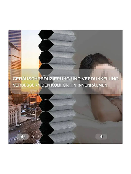 Woltu Jaluzea De Aluminiu Gri Lățime 75xÎnălțime 220cm