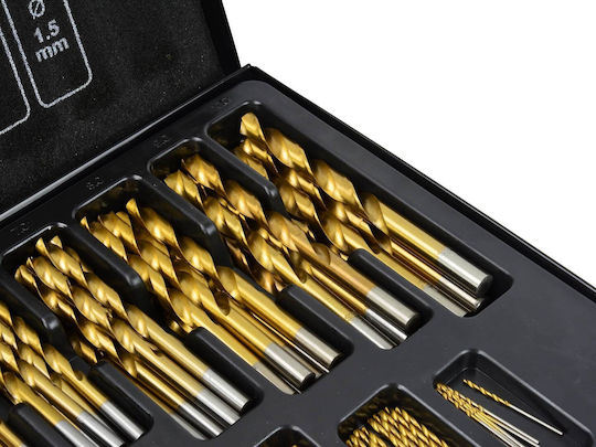 Geko Set 170 Burghie HSS De Titan Pentru Metal