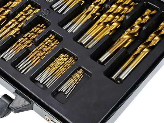 Geko Set 170 Burghie HSS De Titan Pentru Metal