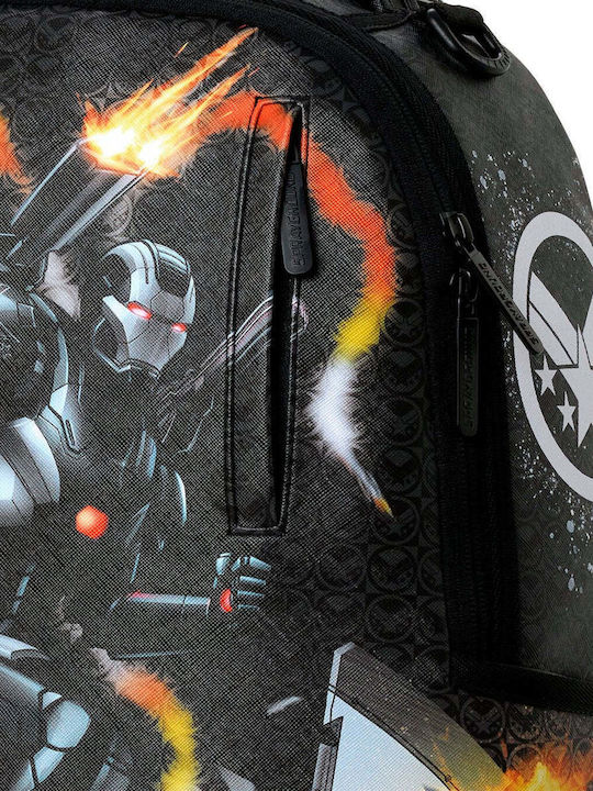 Sprayground Marvel Avengers Missile Airstream School Backpack Junior High-High School Black 29 x 15 x 46cm