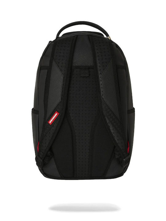 Sprayground Lux Black Ghost Drip School Backpack Junior High-High School Black 29 x 15 x 46cm