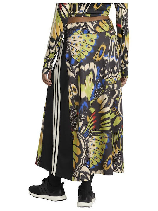 Farm Prm Skirt Midi Skirt Multicolored