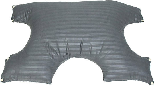 Melinen Medizinisches Nackenkissen 50x70x1cm Grau