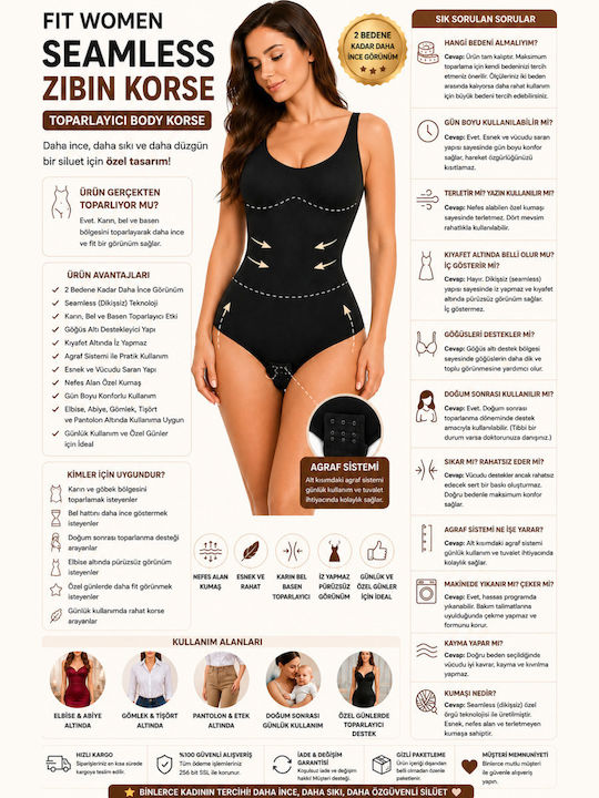 Enpapa Corset Bodysuit Shelf Women Plus Size Effect Up Tummy Waist Hip Shaping