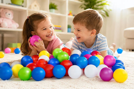 Hashtag Toys Μπάλες Παιδότοπου Πολύχρωμες