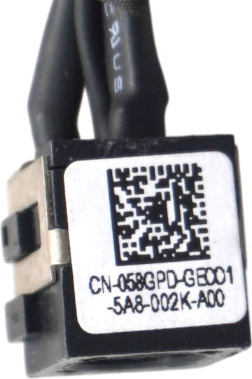Laptop Power Socket Dc Power Jack Socket for Dell Precision M6800 M4800 M4700 58gpd 058gpd Cn-058gpd Dc30100og00 Dc30100n200 Var10 23.5cm 9pins Code 31174