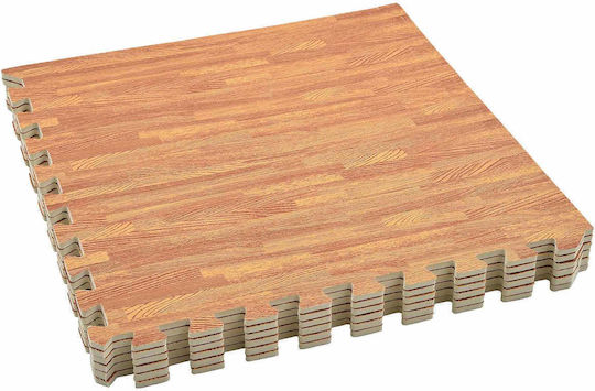 vidaXL Saltele Puzzle Pentru Sala De Sport Maro 60x60x1cm 40 Bucăți