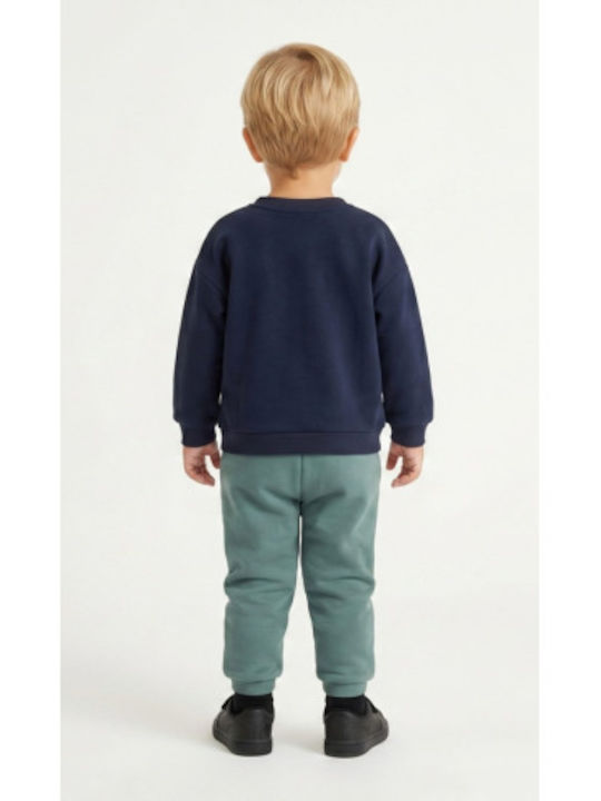 Kinder Trainingsanzüge Mit Bluse Blau 2Stücke